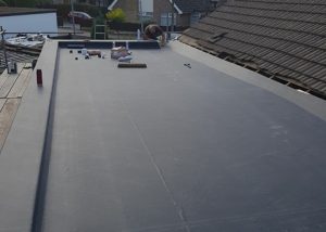 Finished flat roof project Wakefield