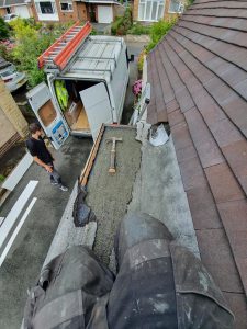 Before Porch Roof Replacement Greetland | Permaroof Wakefield