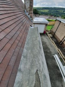 Before Porch Roof Replacement Greetland | Permaroof Wakefield